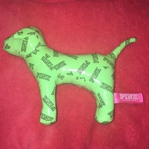 Victoria’s Secret PINK neon green dog